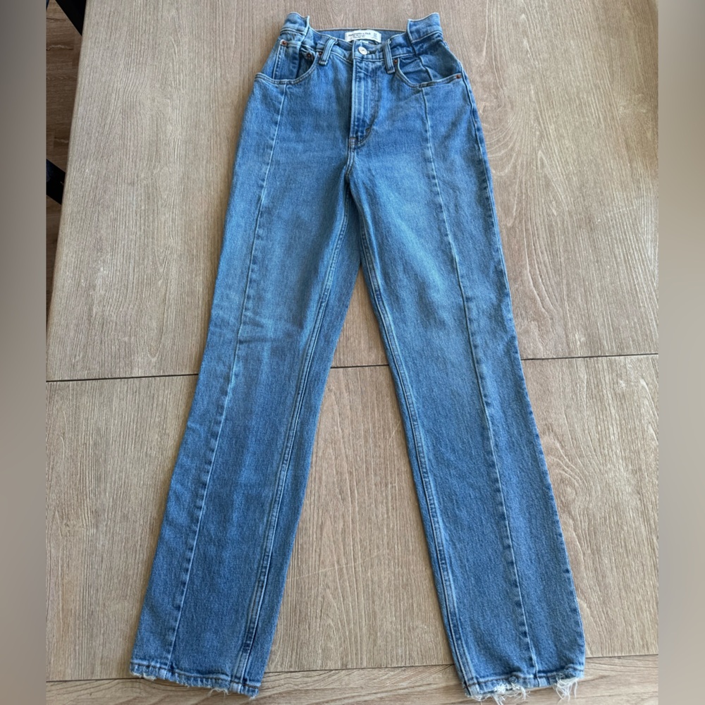 Abercrombie & Fitch High Rise Blue Jeans